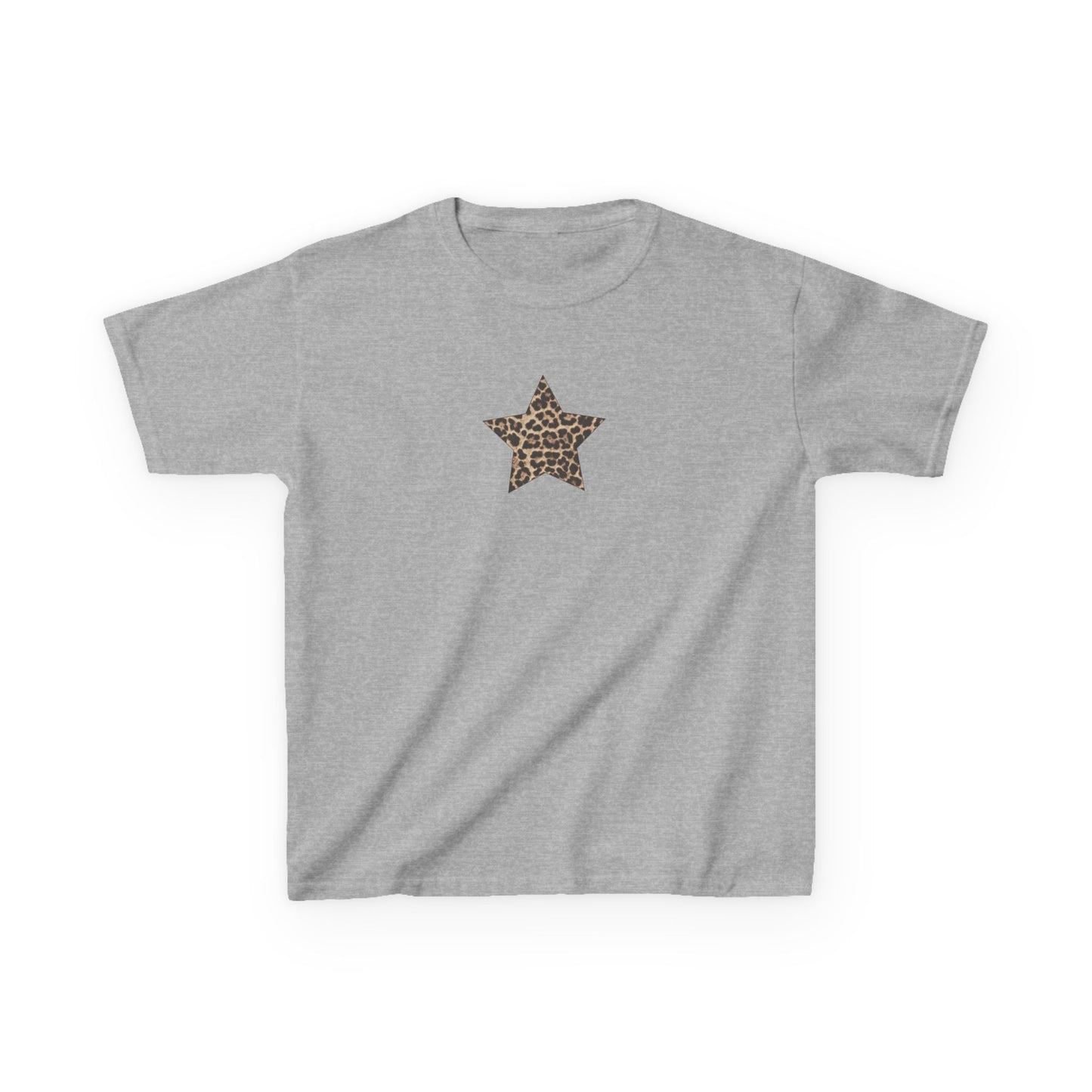 Leopard Star Baby Tee