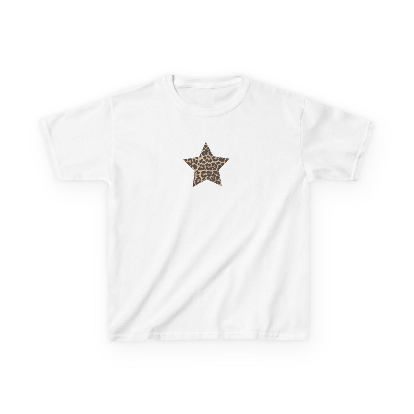 Leopard Star Baby Tee