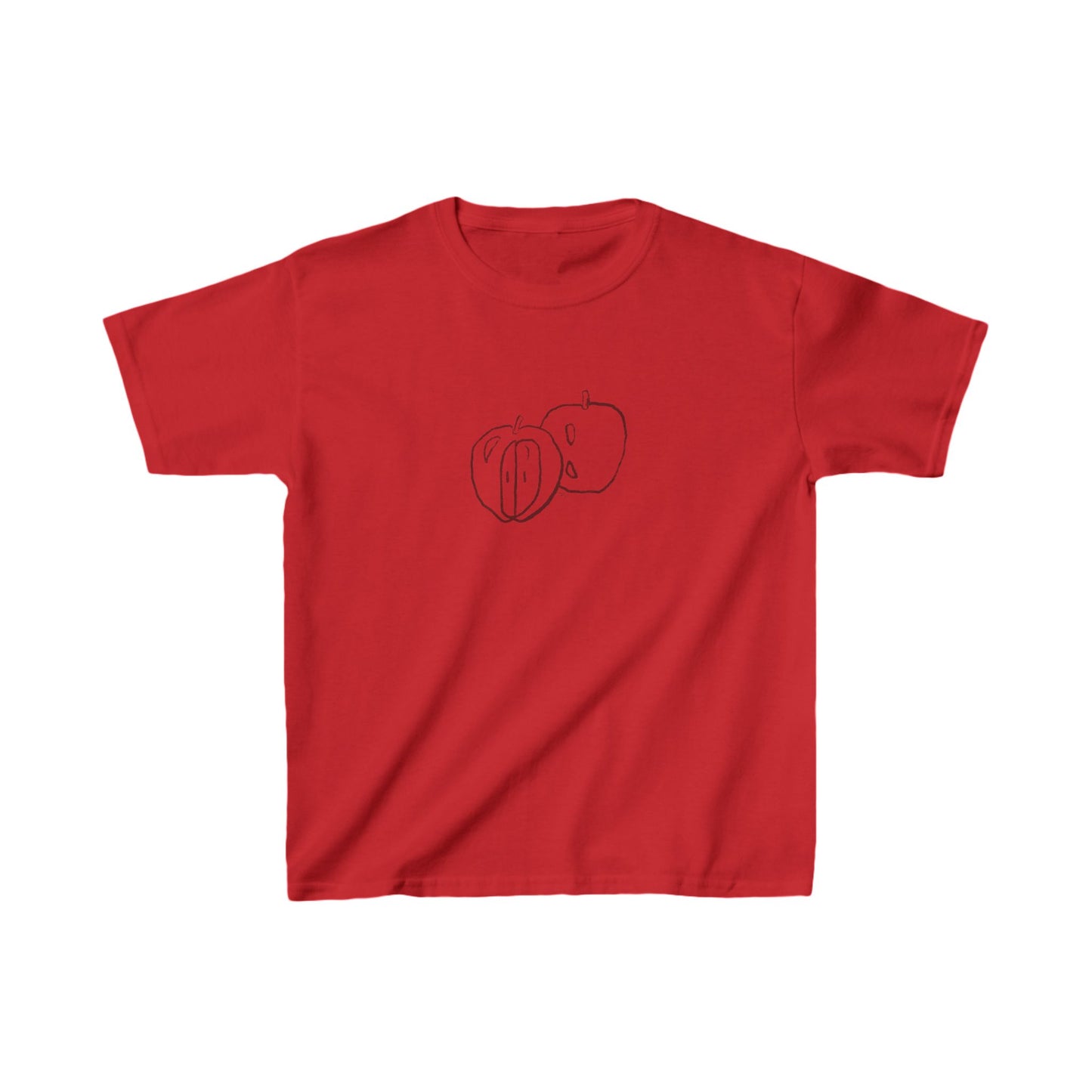 Red Apple Baby Tee
