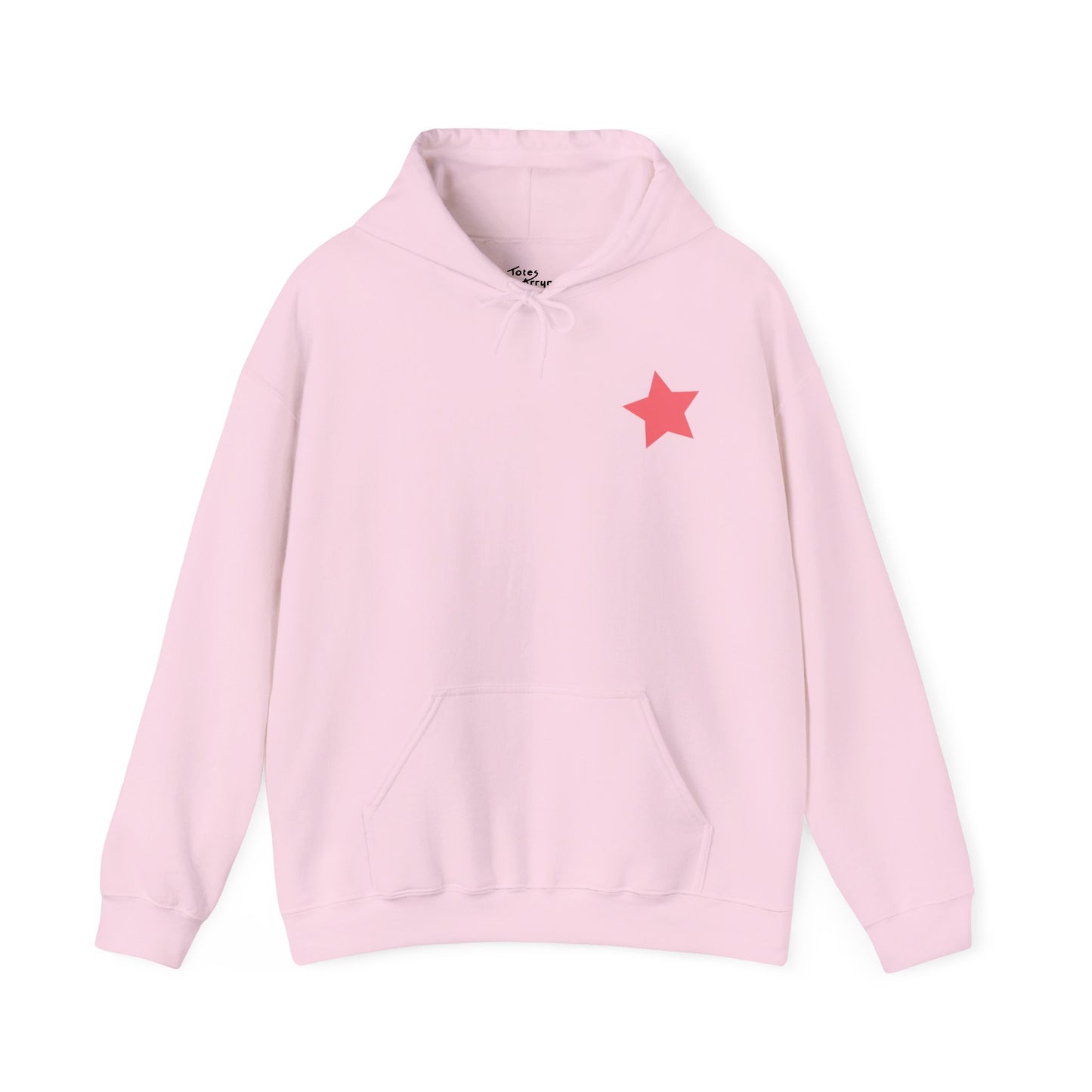 Pink and Coral Star hoodie