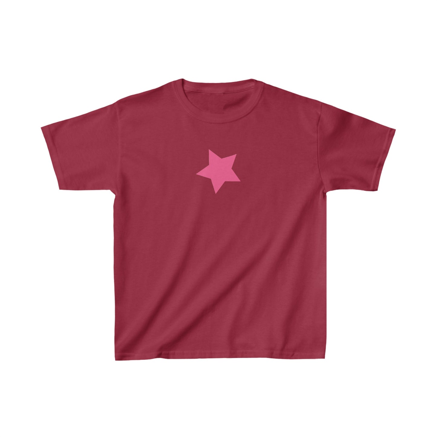 Cherry and Pink Star Baby Tee