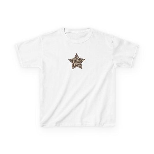 Leopard Star Baby Tee