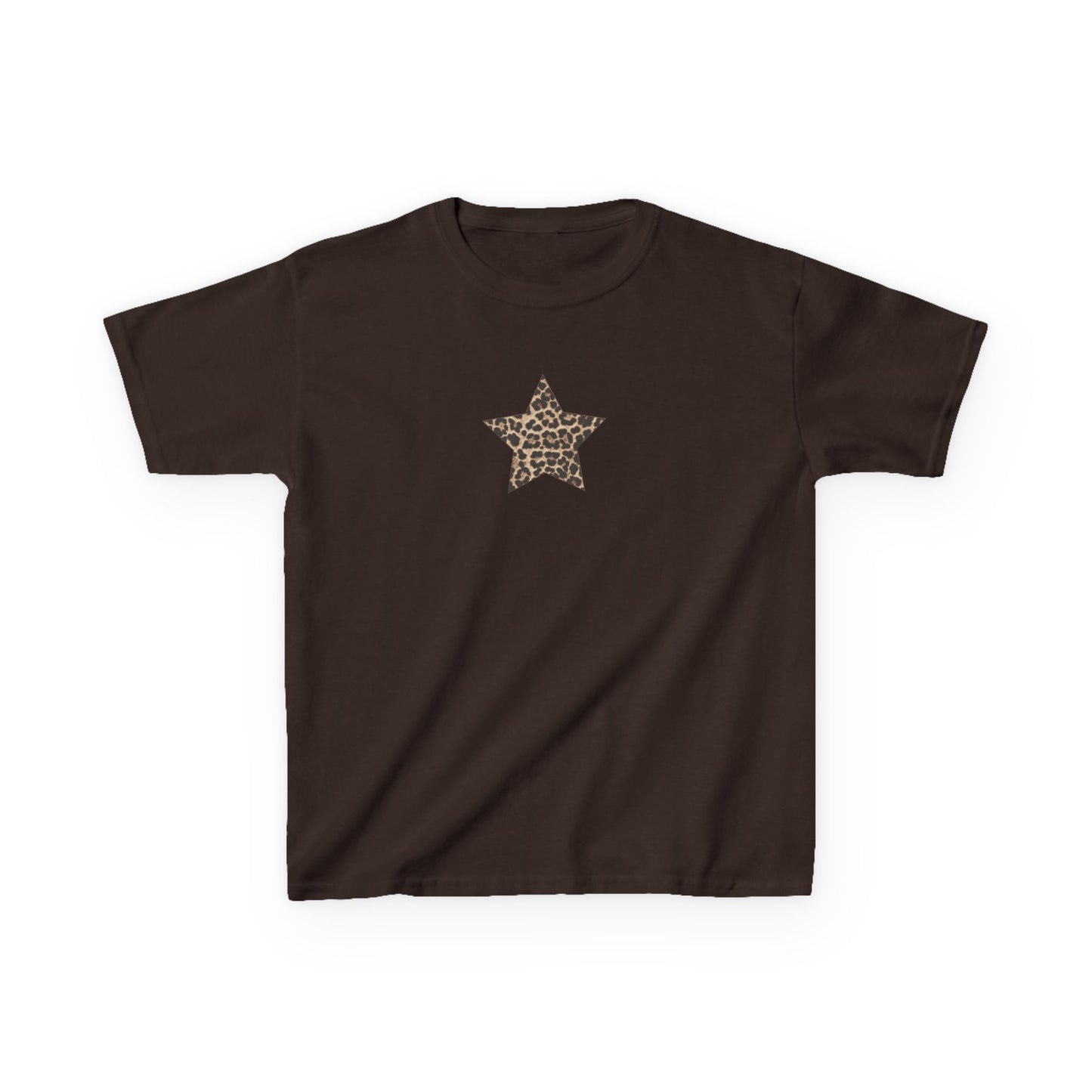 Leopard Star Baby Tee